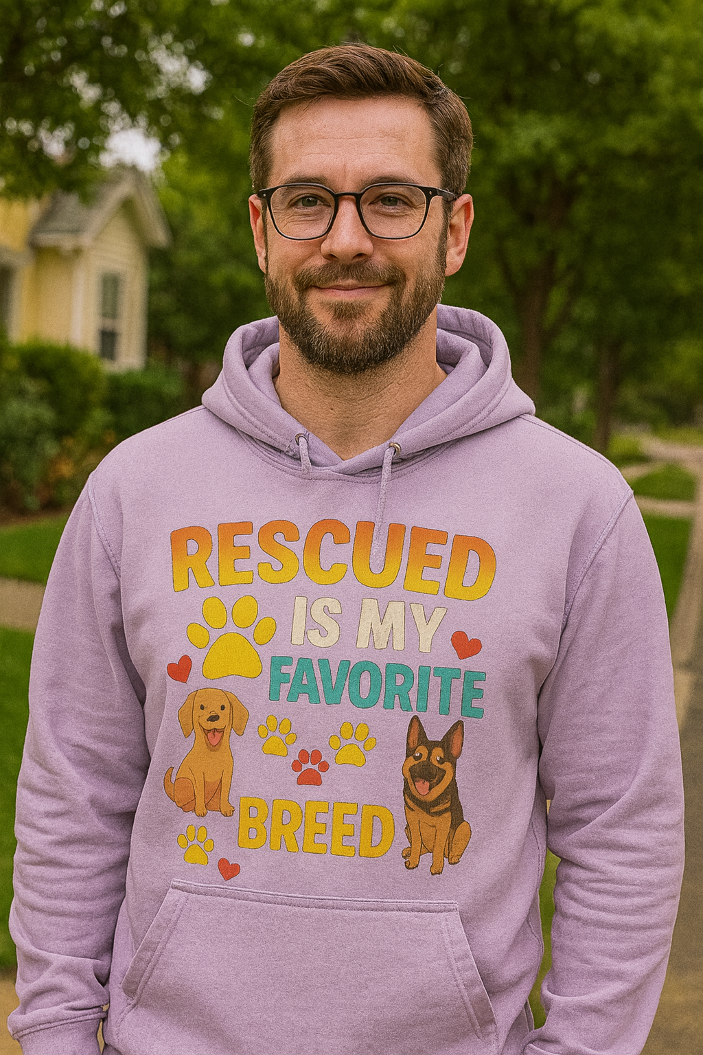 Rescued Is My Favorite Breed | Unisex Hoodie