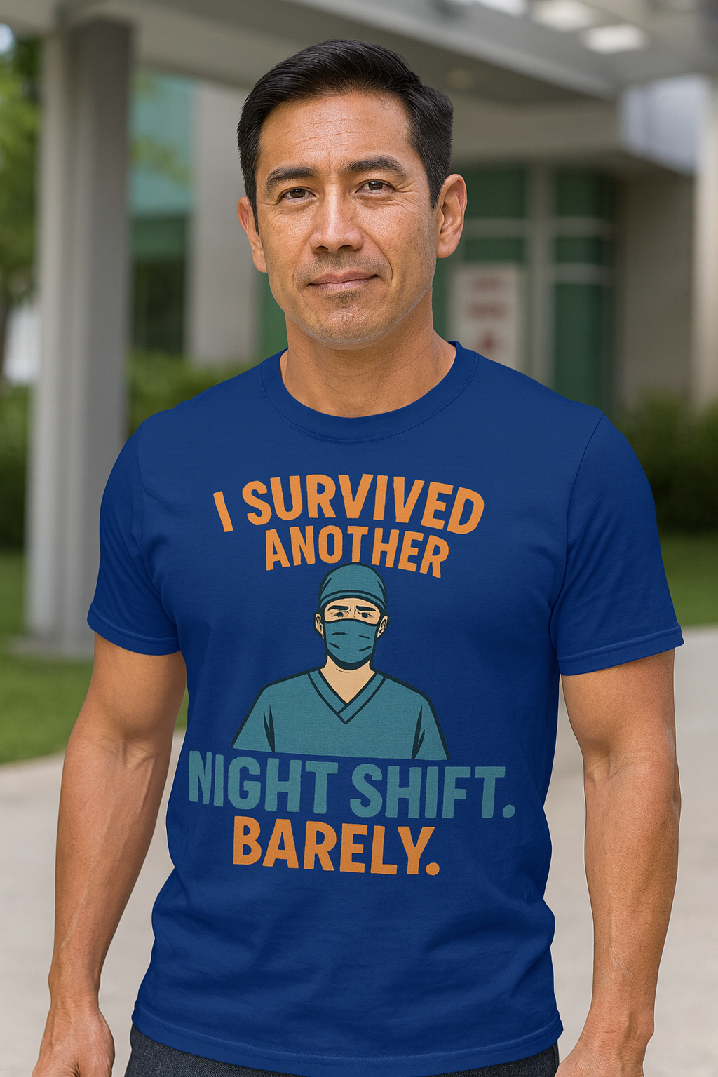 I Survived Another Night Shift – Funny Doctor & Nurse T-Shirt
