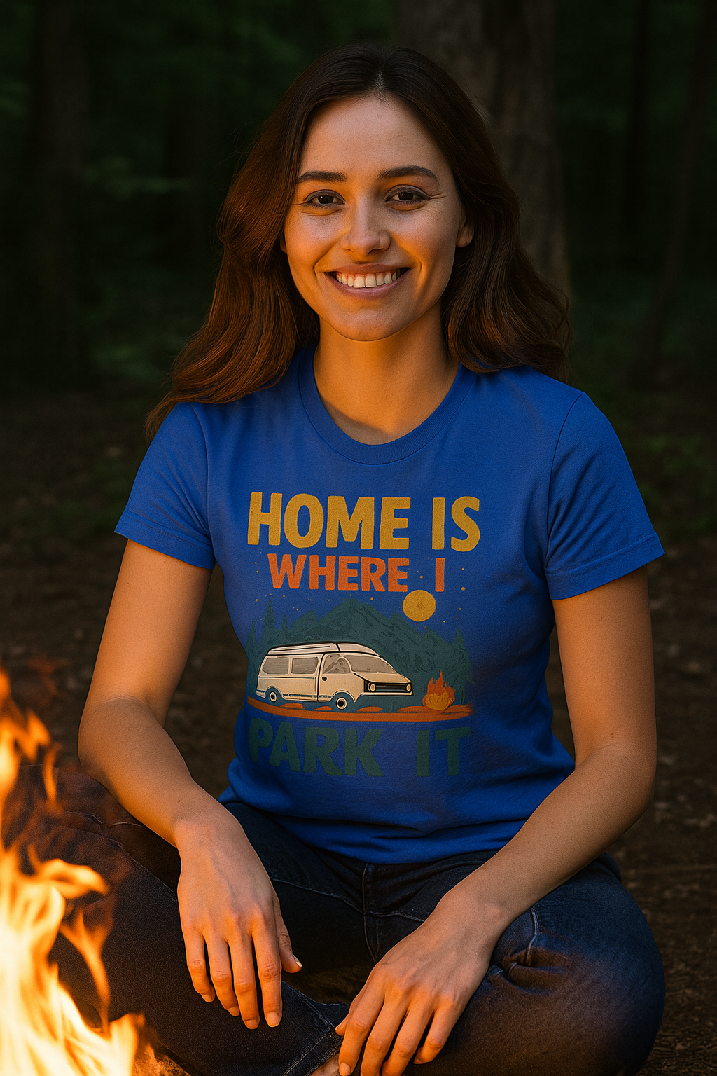 Home Is Where I Park It | Van Life T-Shirt